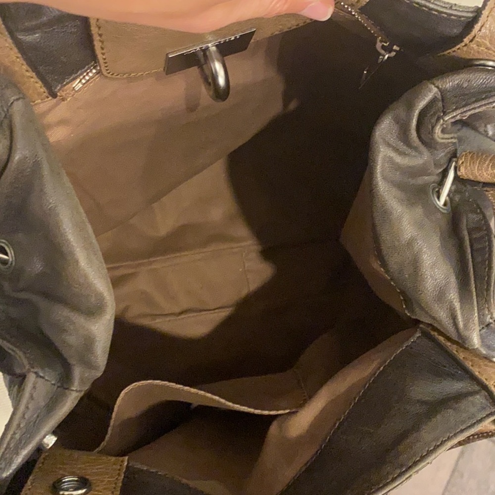 Marc Jacobs brown Leather quilted satchel with long strap - Picture 4 of 8